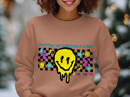 Surviving One Meltdown at a Time TeacherLife Shirt