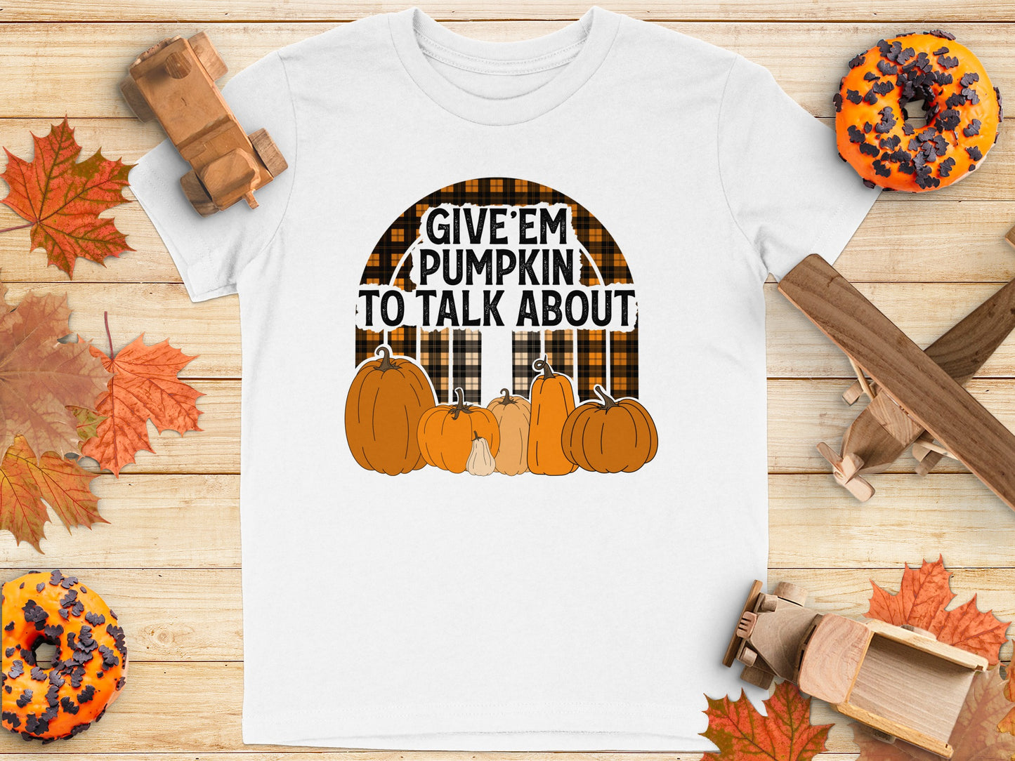 Give Em Pumpkin To Talk About Graphic T-shirt