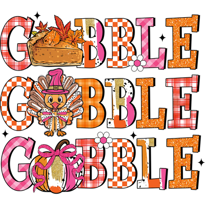 Colorful Gobble Thanksgiving Decor for Festive Celebrations
