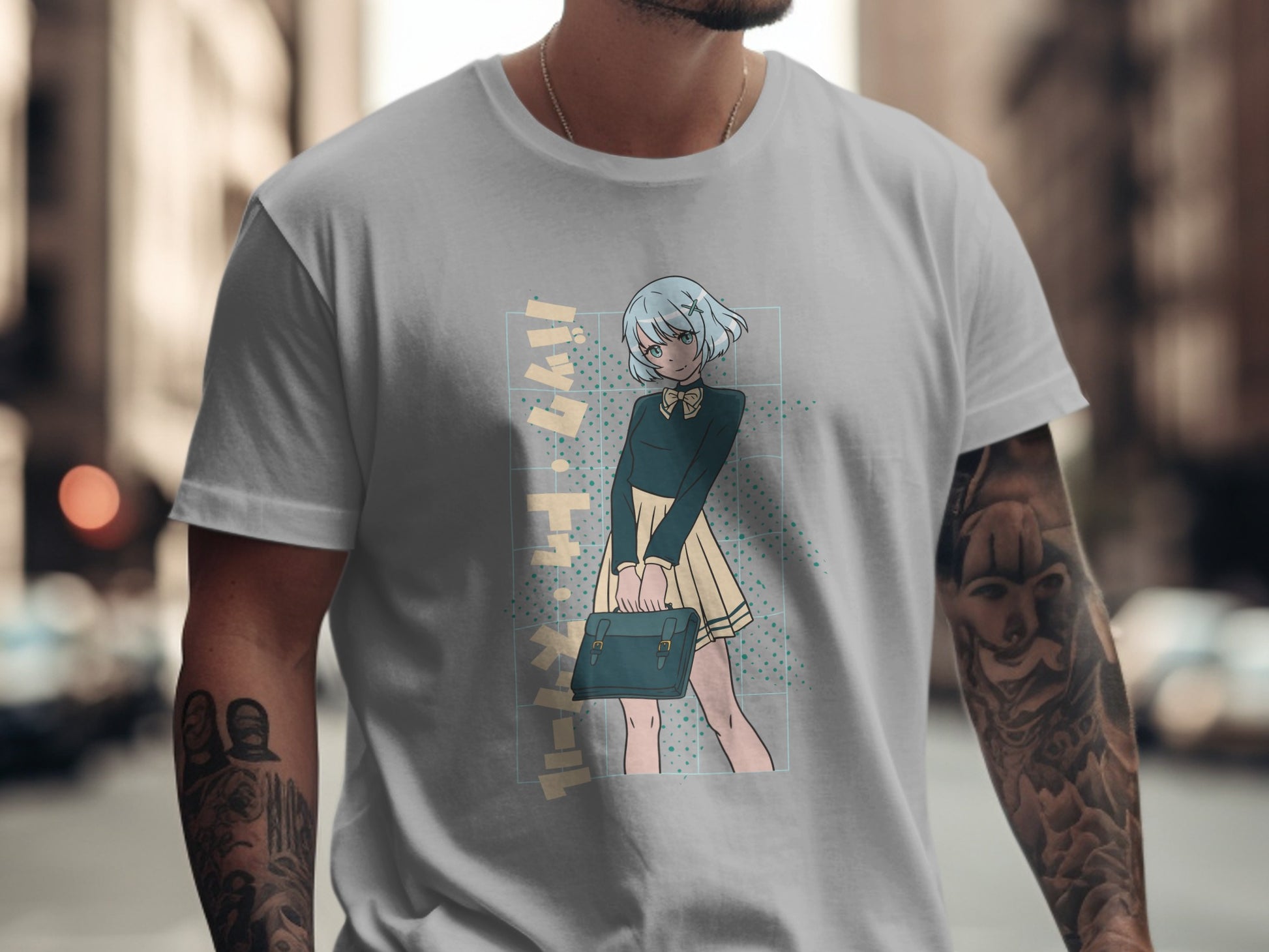 Trendy Anime Graphic Tee with Unique Design