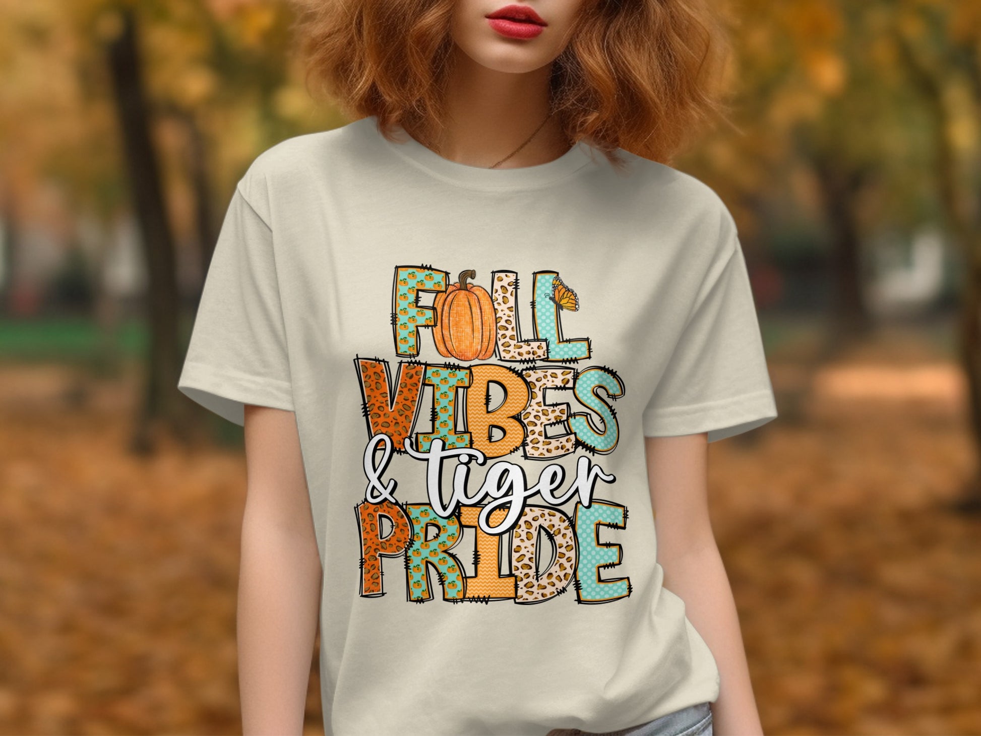 Fall Vibes and Tiger Pride T-shirt product type