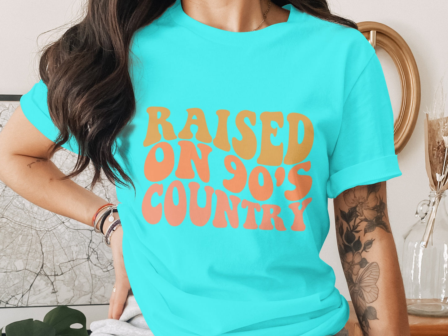 Raised on 90's Country Graphic Tee