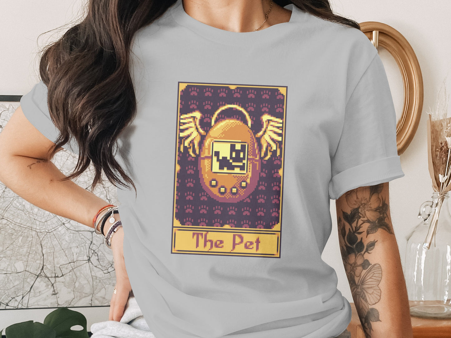 The Pet Vintage Style Retro Pixel Art Graphic Tee