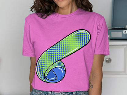 Vibrant Pop Art Inspired Graphic T-Shirt