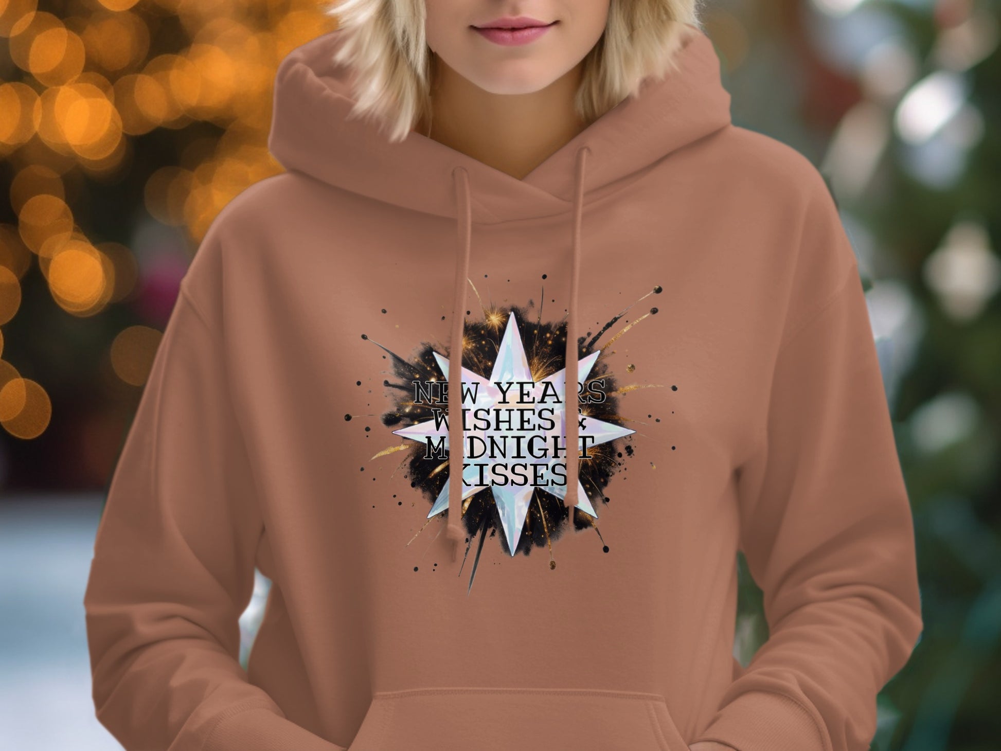 New Year Wishes Midnight Kisses Hoodie