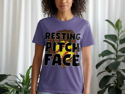 Resting Pitch Face Funny Graphic Tee