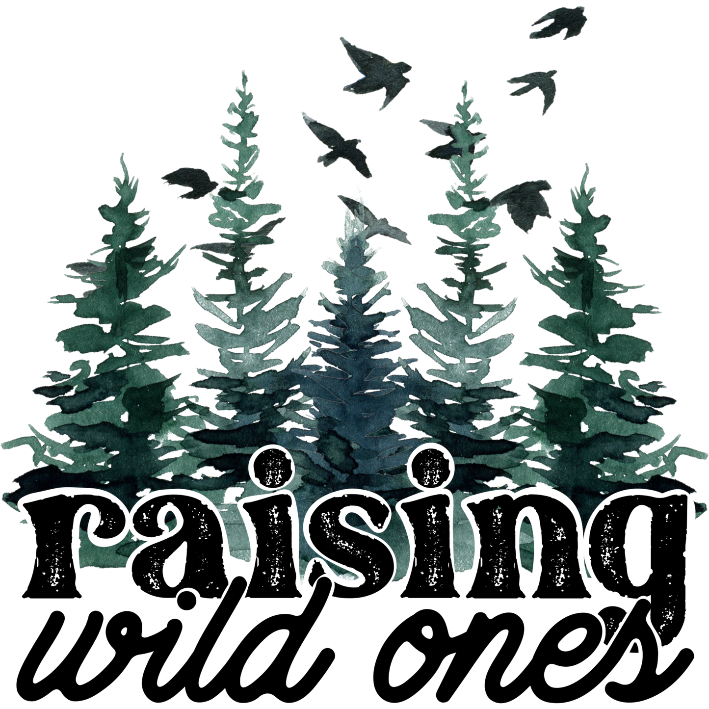 Raising Wild Ones Graphic Design Artwork