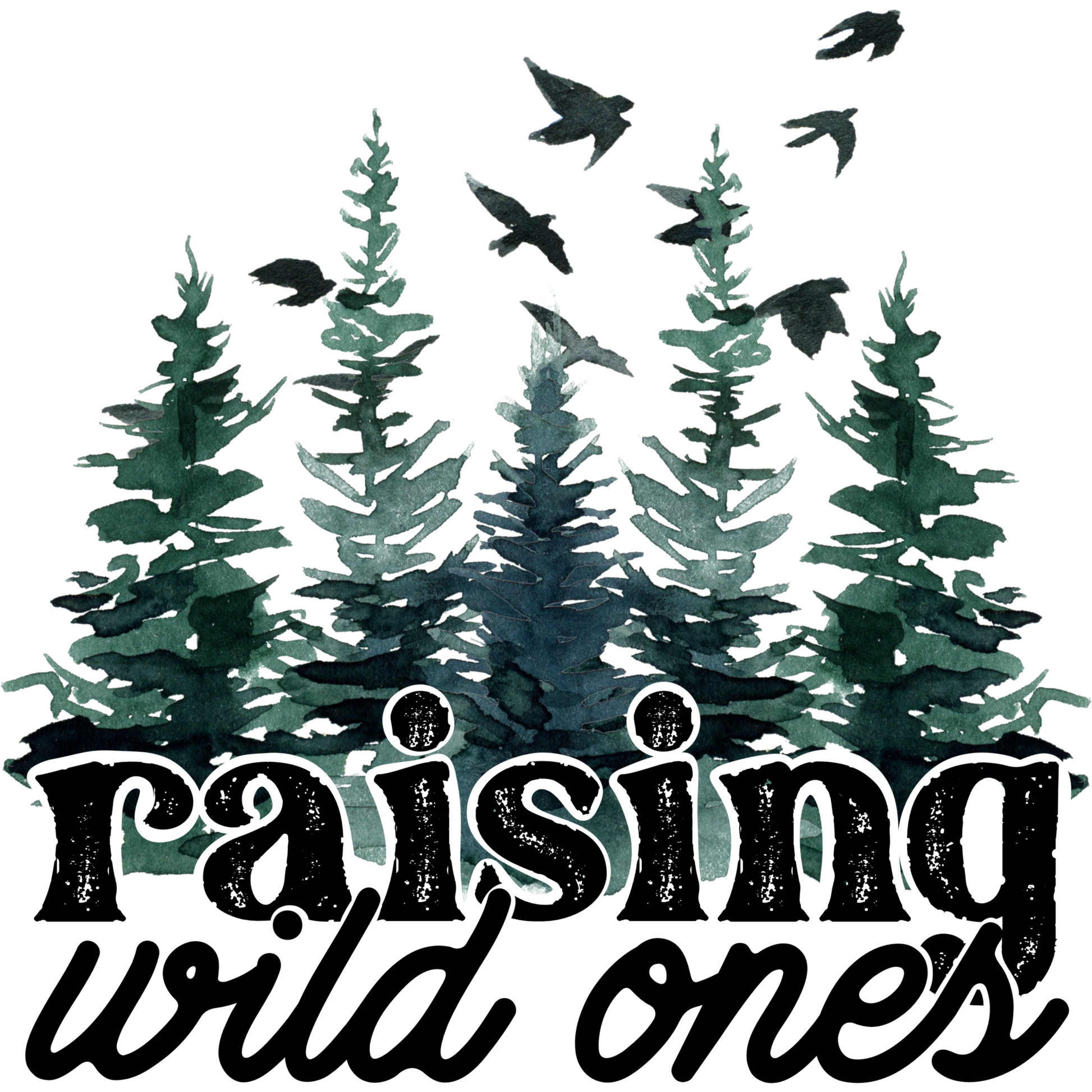 Raising Wild Ones Graphic Design Artwork