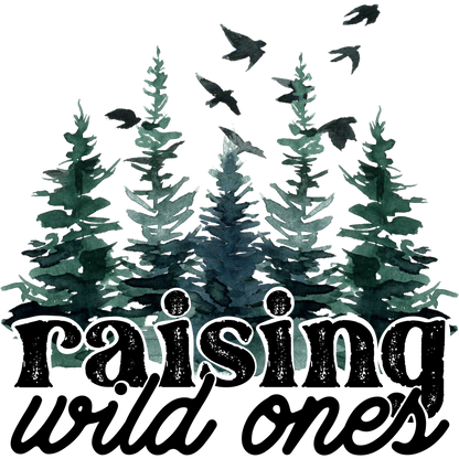 Raising Wild Ones Graphic Design Artwork