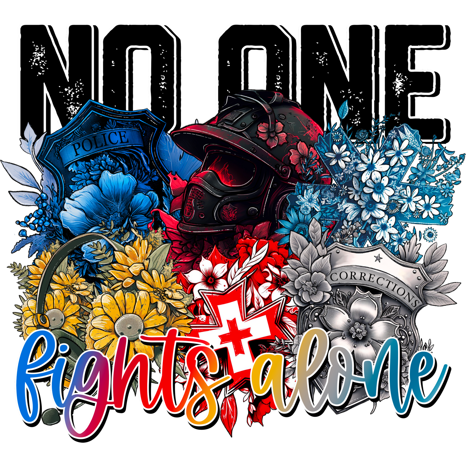 No One Fights Alone Medical Worker Product