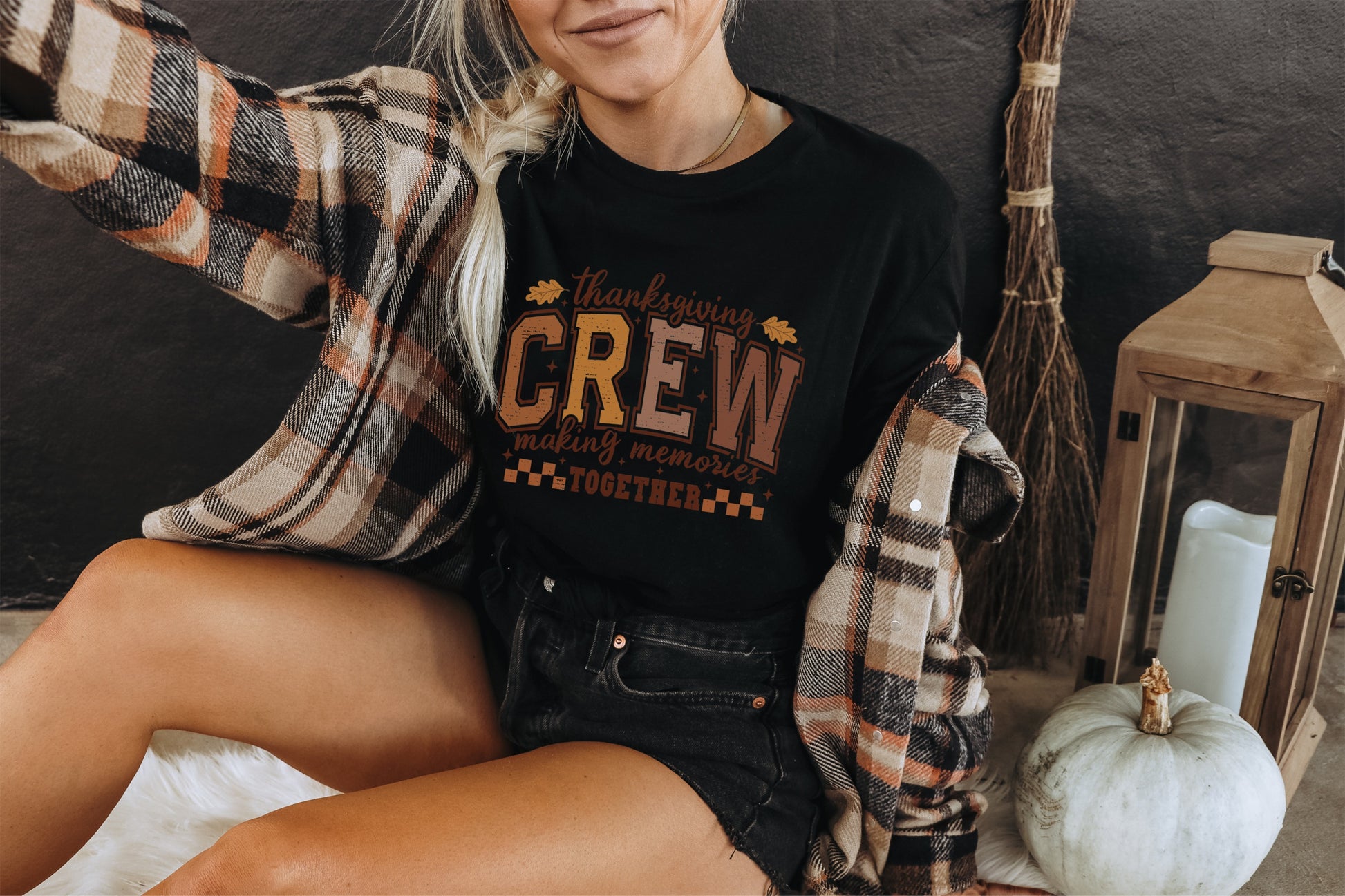 Thanksgiving Crew Making Memories Shirt for Festive Fun