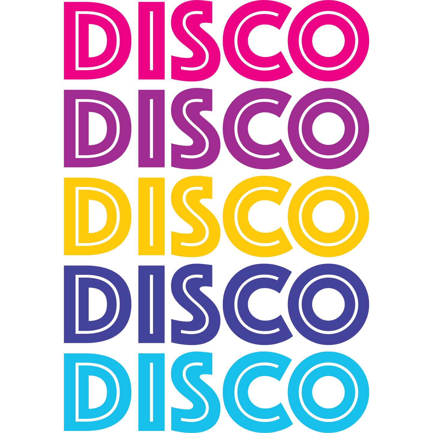 Colorful Disco Theme Art Print for Dance Lovers