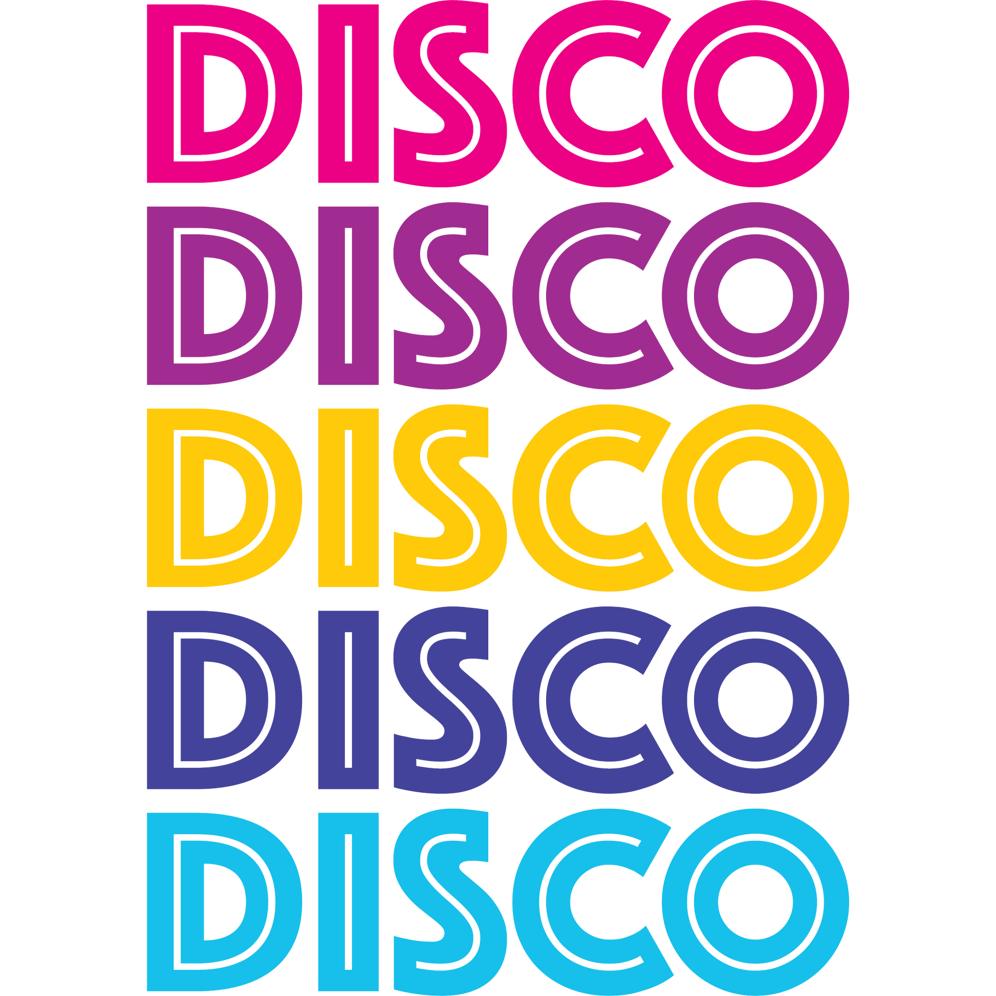 Colorful Disco Theme Art Print for Dance Lovers