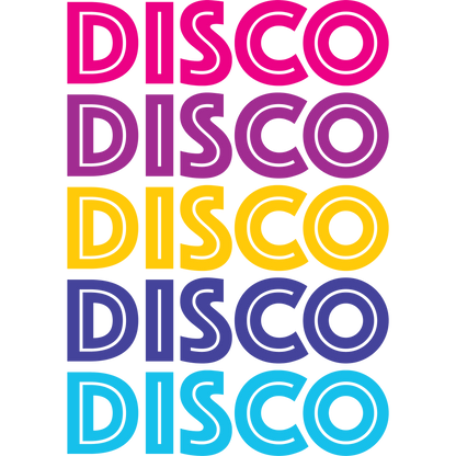 Colorful Disco Theme Art Print for Dance Lovers