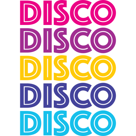 Colorful Disco Theme Art Print for Dance Lovers