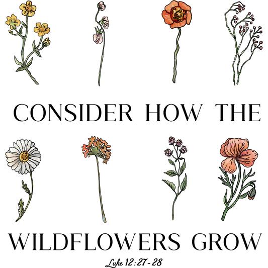 Consider How the Wildflowers Grow Art Print