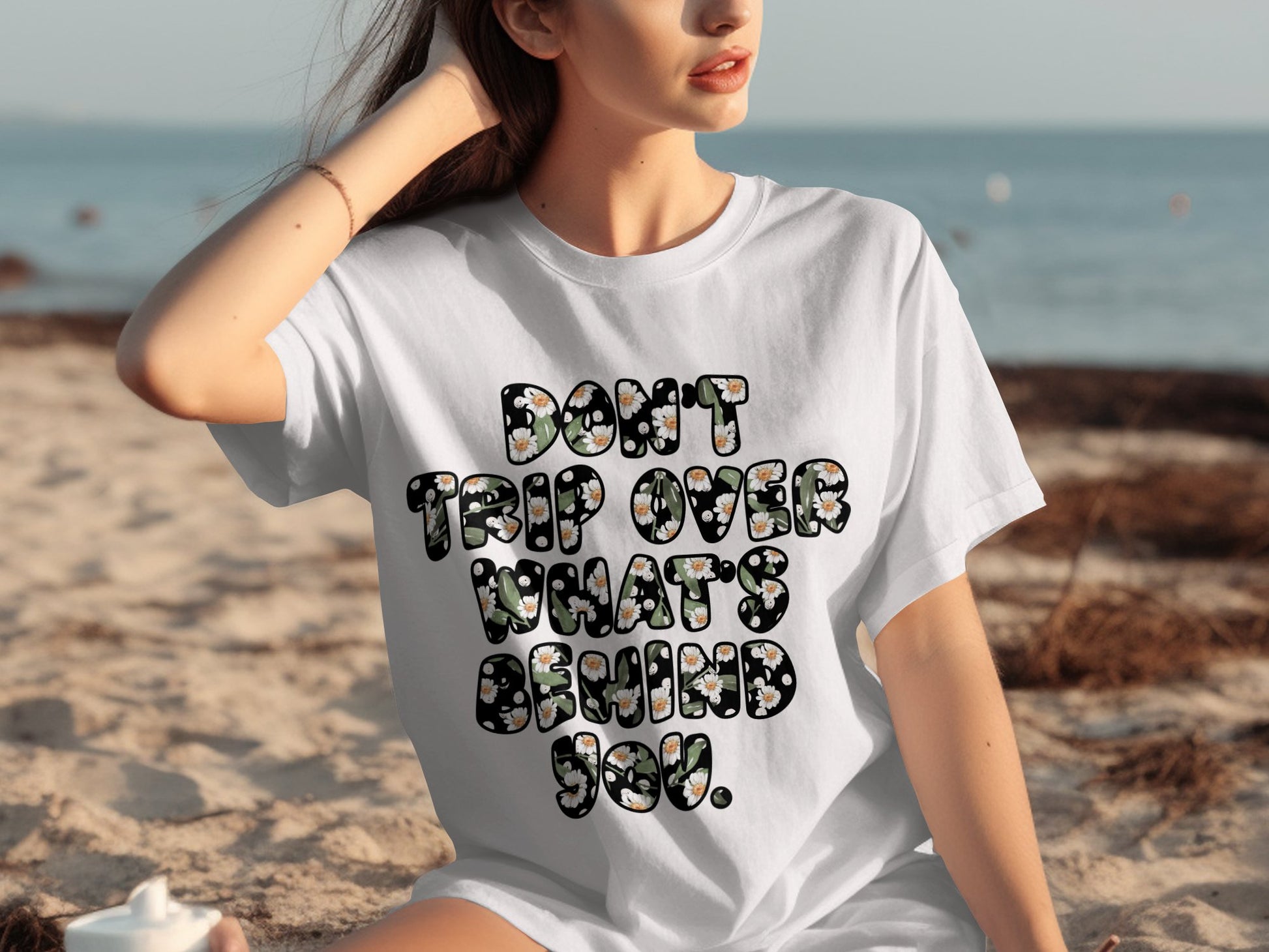 Don't Trip Over What's Behind You Graphic Tee