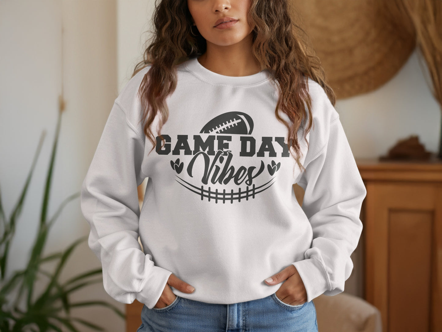 Game Day Vibes Football Graphic Sweatshirt product type