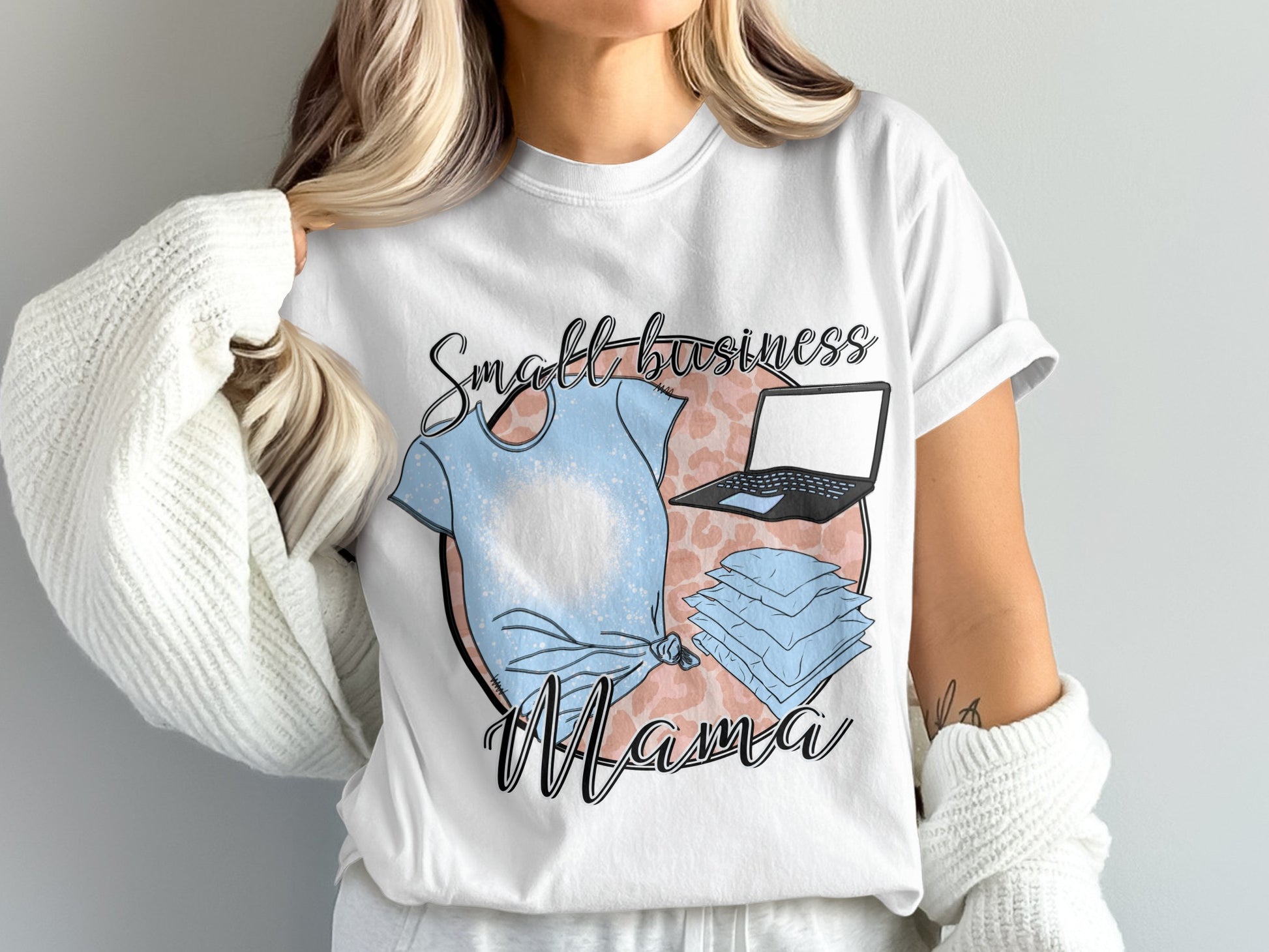 Small Business Mama Graphic T-Shirt Fashion