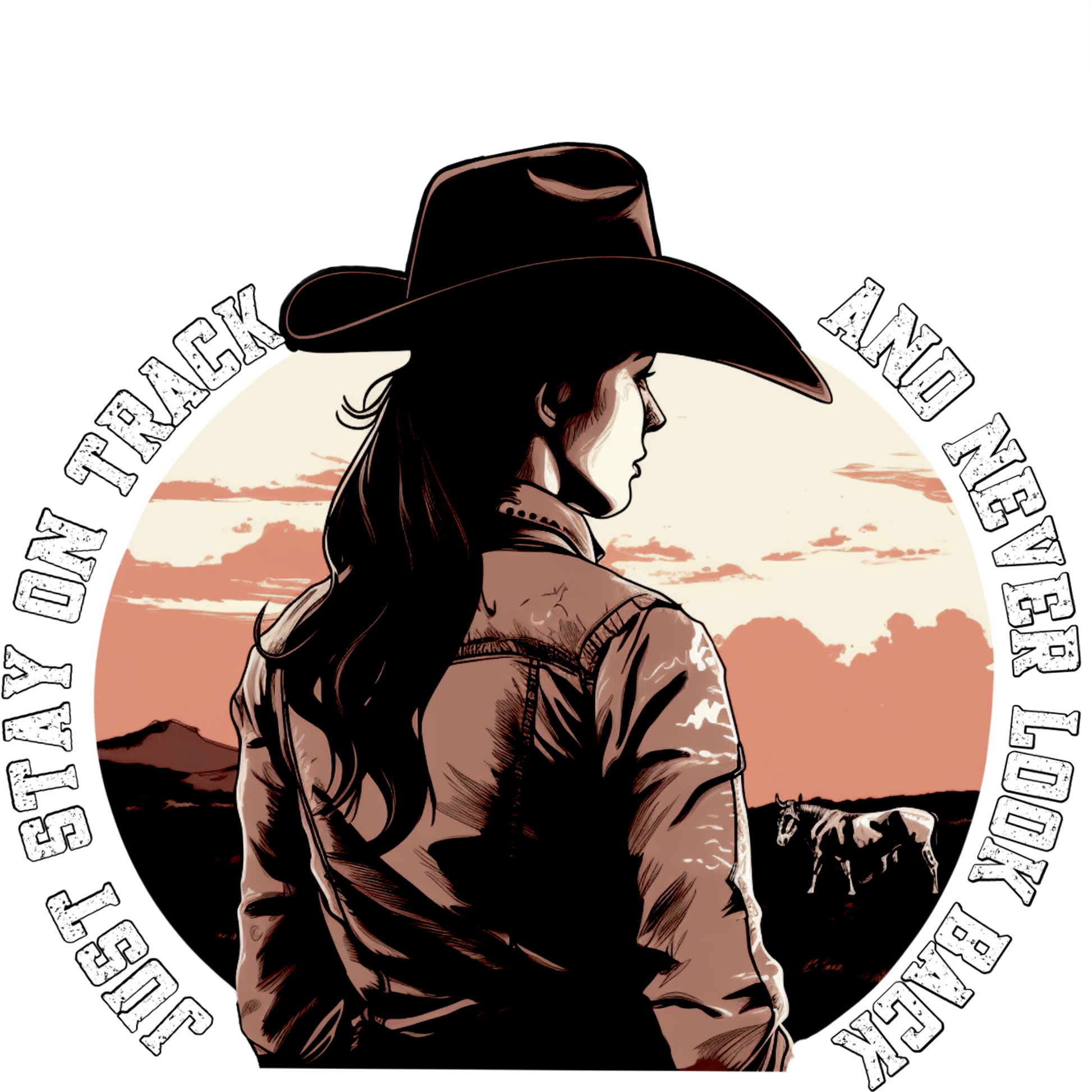 Just Stay On Track And Never Look Back product