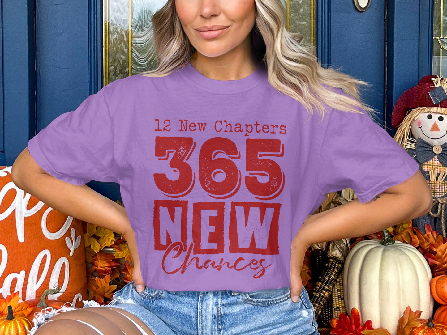 12 New Chapters 365 New Chances T-shirt