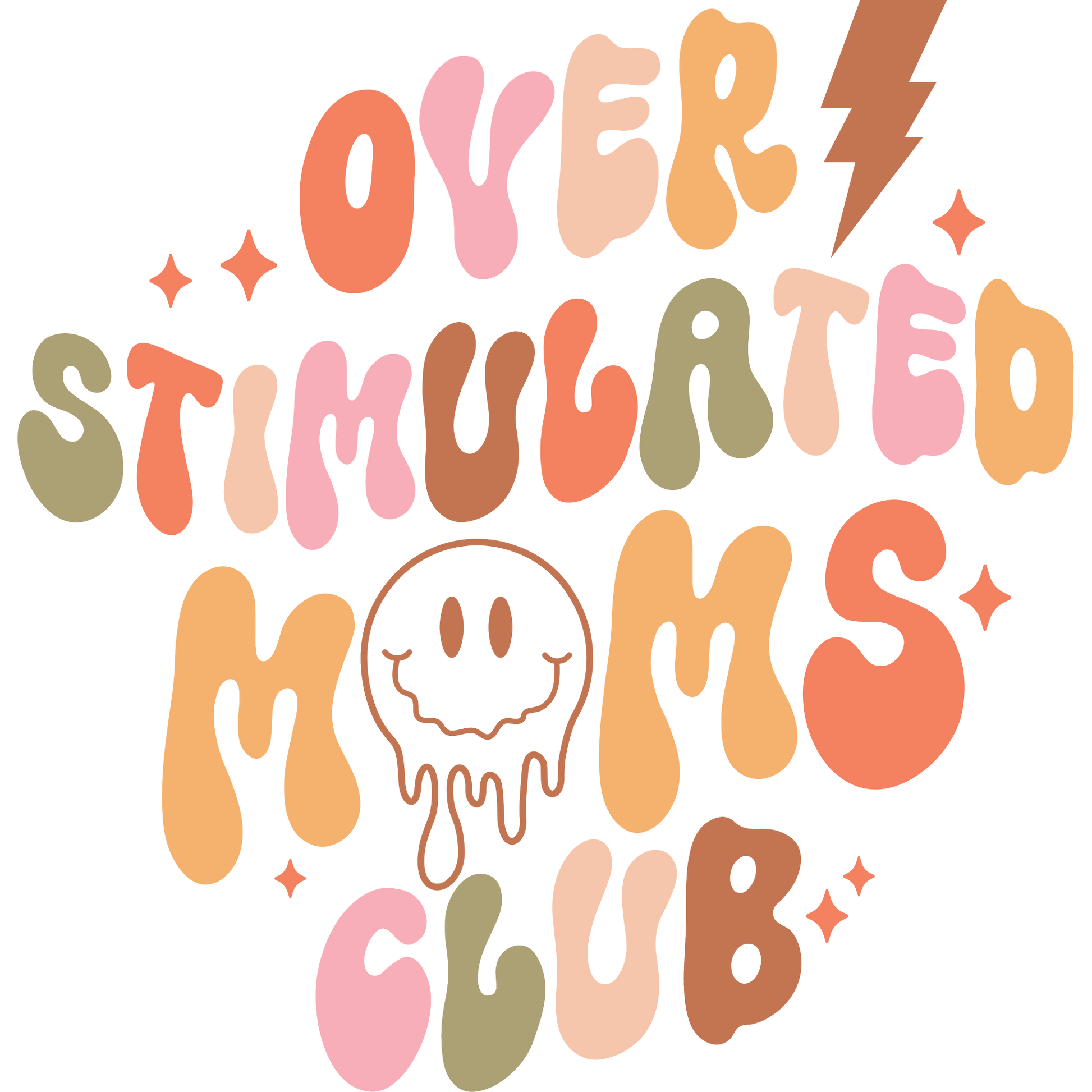 Over Stimulated Moms Club Graphic Tee