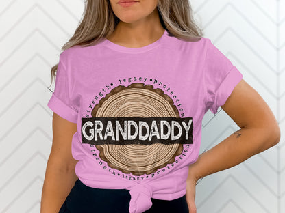 Granddaddy T-Shirt with Strength and Legacy Design