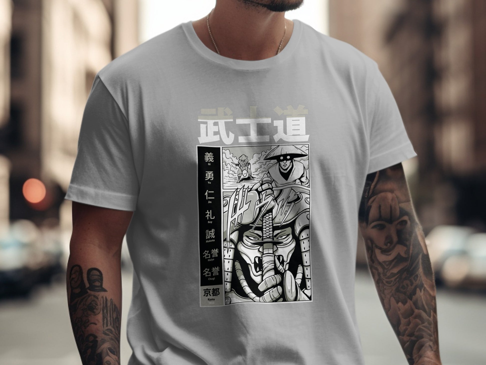 Stealth Warrior Anime Manga Graphic T-Shirt