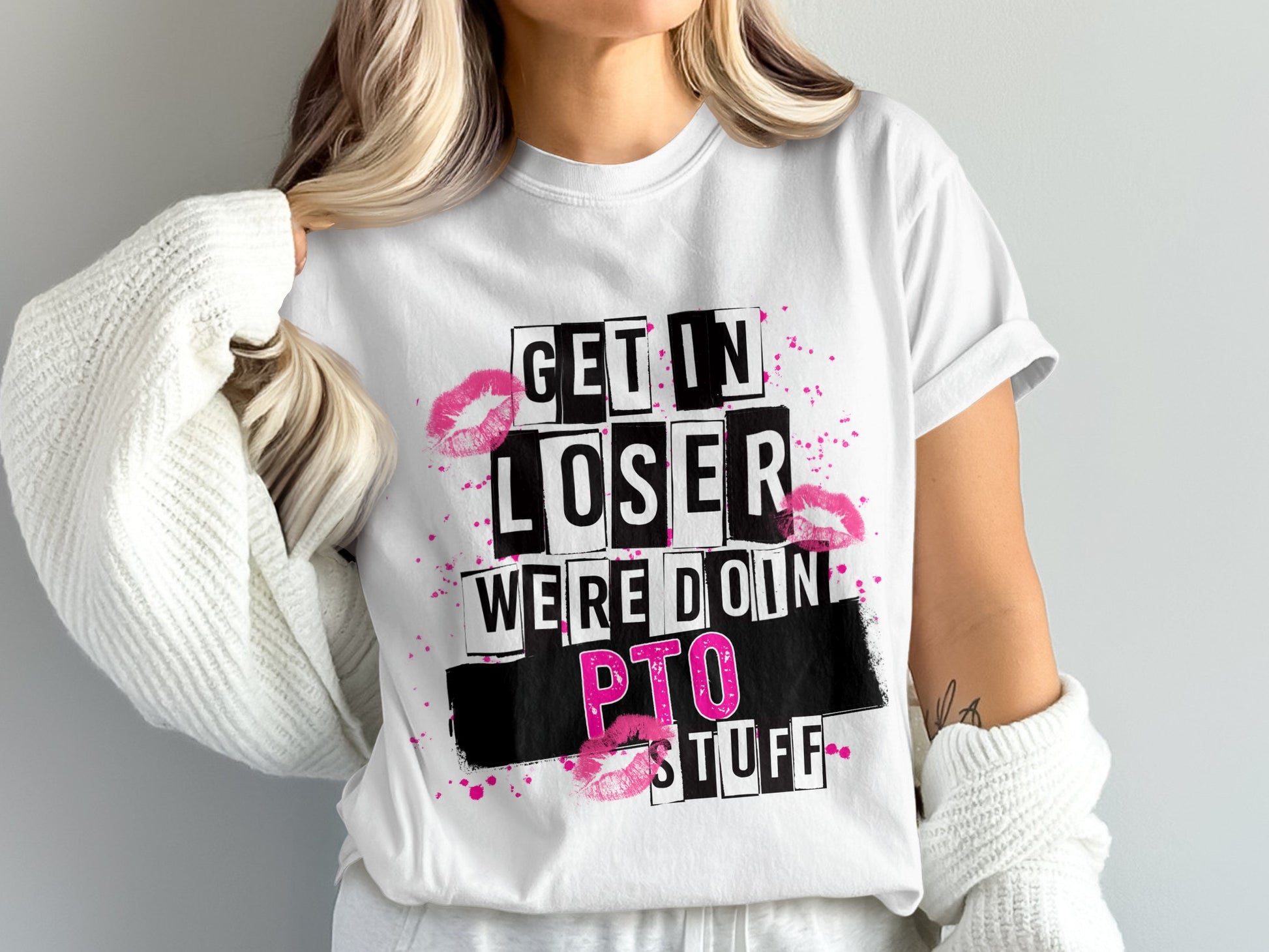 Get In Loser Were Doin PTO Stuff Shirt