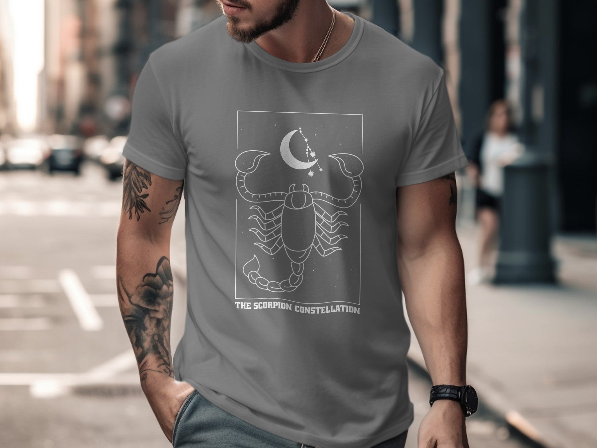 The Scorpion Constellation Graphic Tee Innovative Design