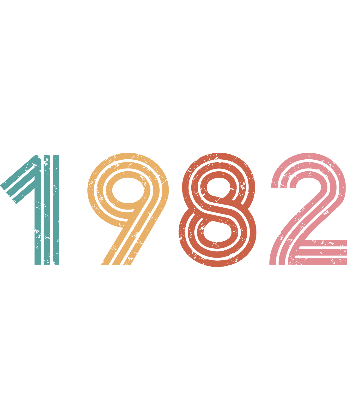 1982 Creative Retro Style Year Design Product