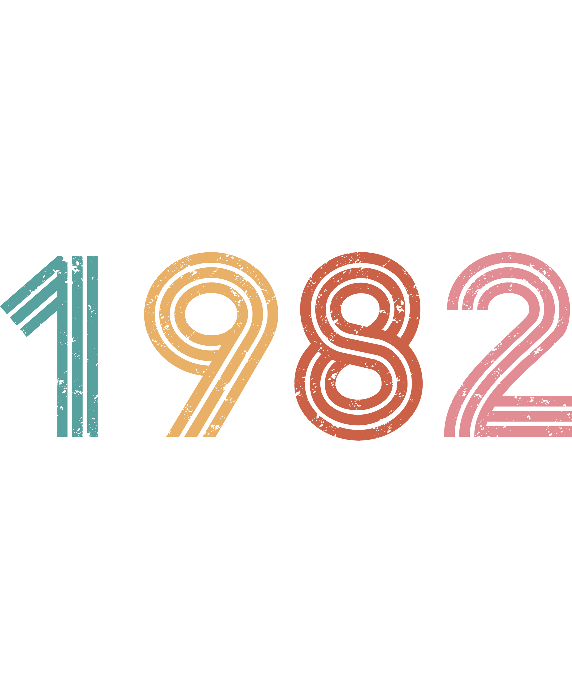 1982 Creative Retro Style Year Design Product