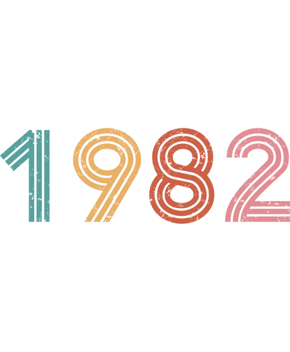 1982 Creative Retro Style Year Design Product