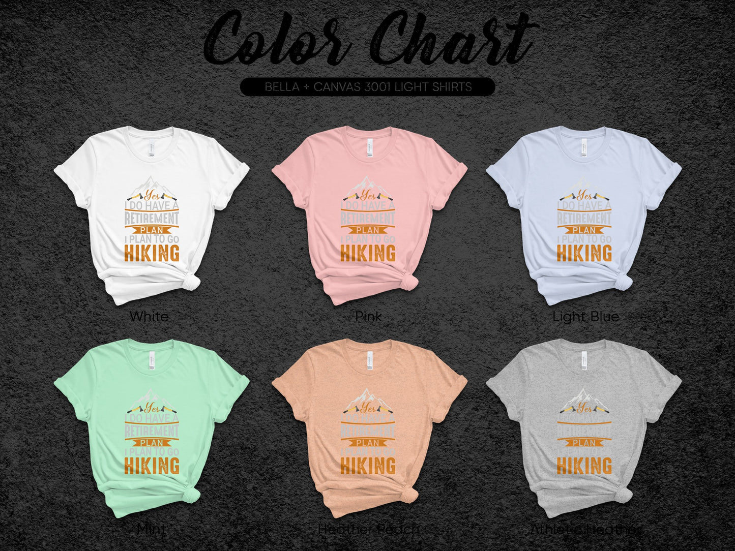 Funny Hiking Retirement Plan T-Shirt for Outdoor Lovers