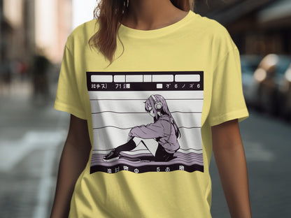 Anime-Inspired Graphic Tee with Cool Character
