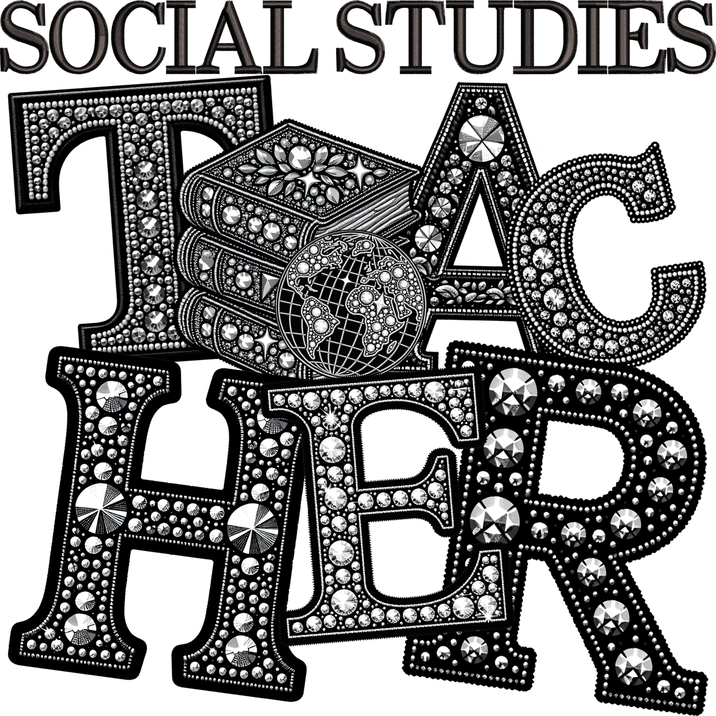 Social Studies Teacher Decorative Artwork Piece