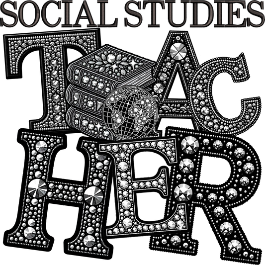 Social Studies Teacher Decorative Artwork Piece