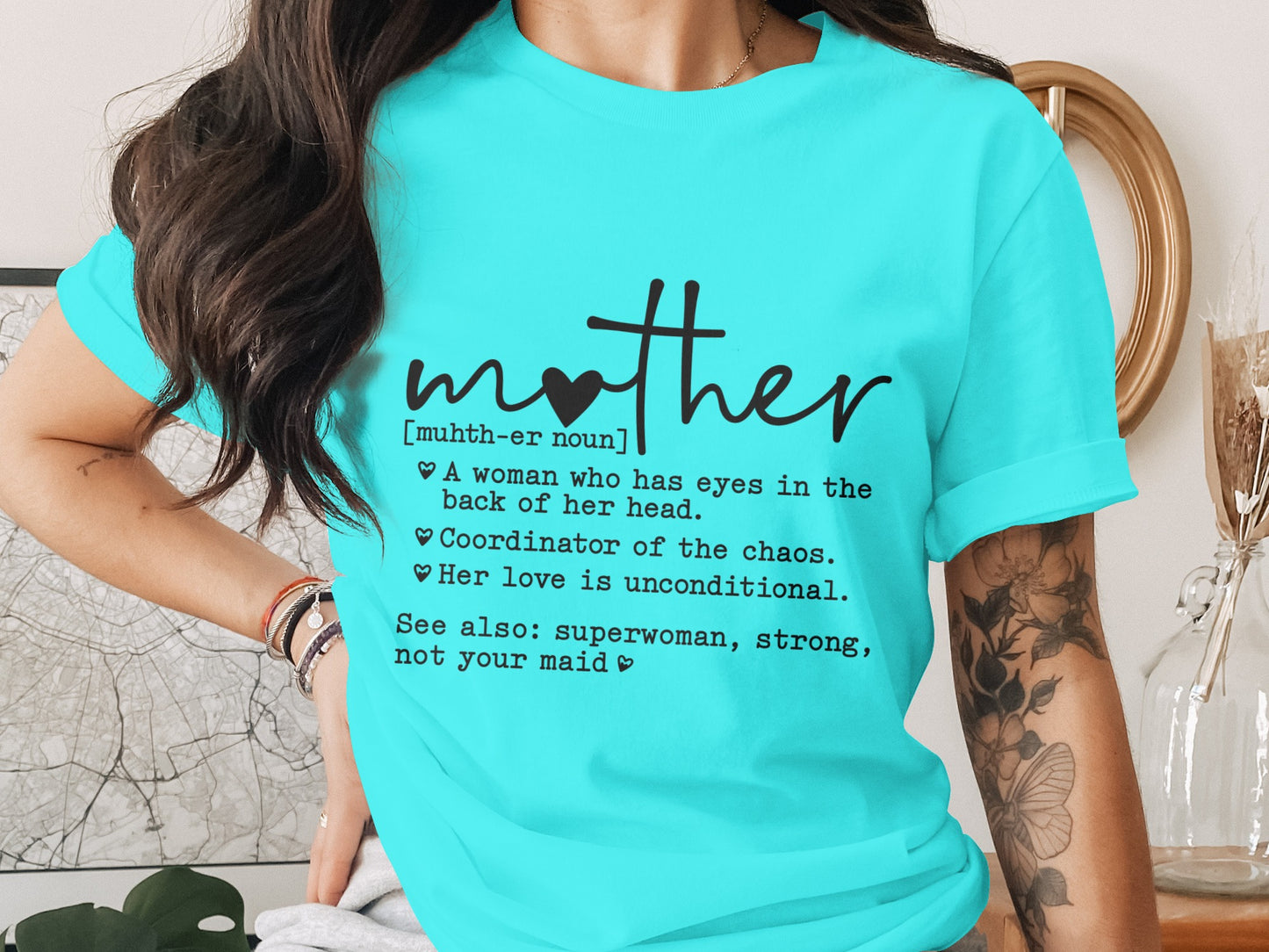 Unconditional Love Mother Superwoman Strong Tee