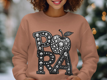 Stylish Statement Sweatshirt with Unique Apple Design