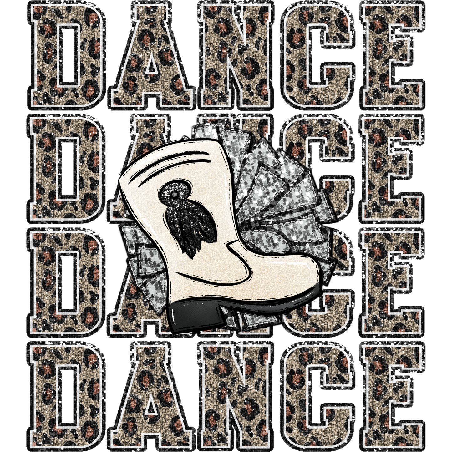 Dance Dance Dance Cowgirl Boots design