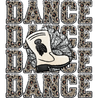 Dance Dance Dance Cowgirl Boots design