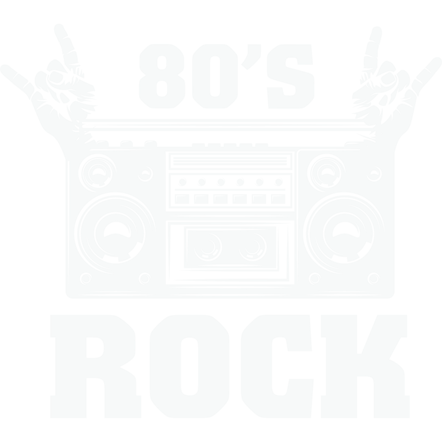 80's Rock Boombox Retro Music Lovers product