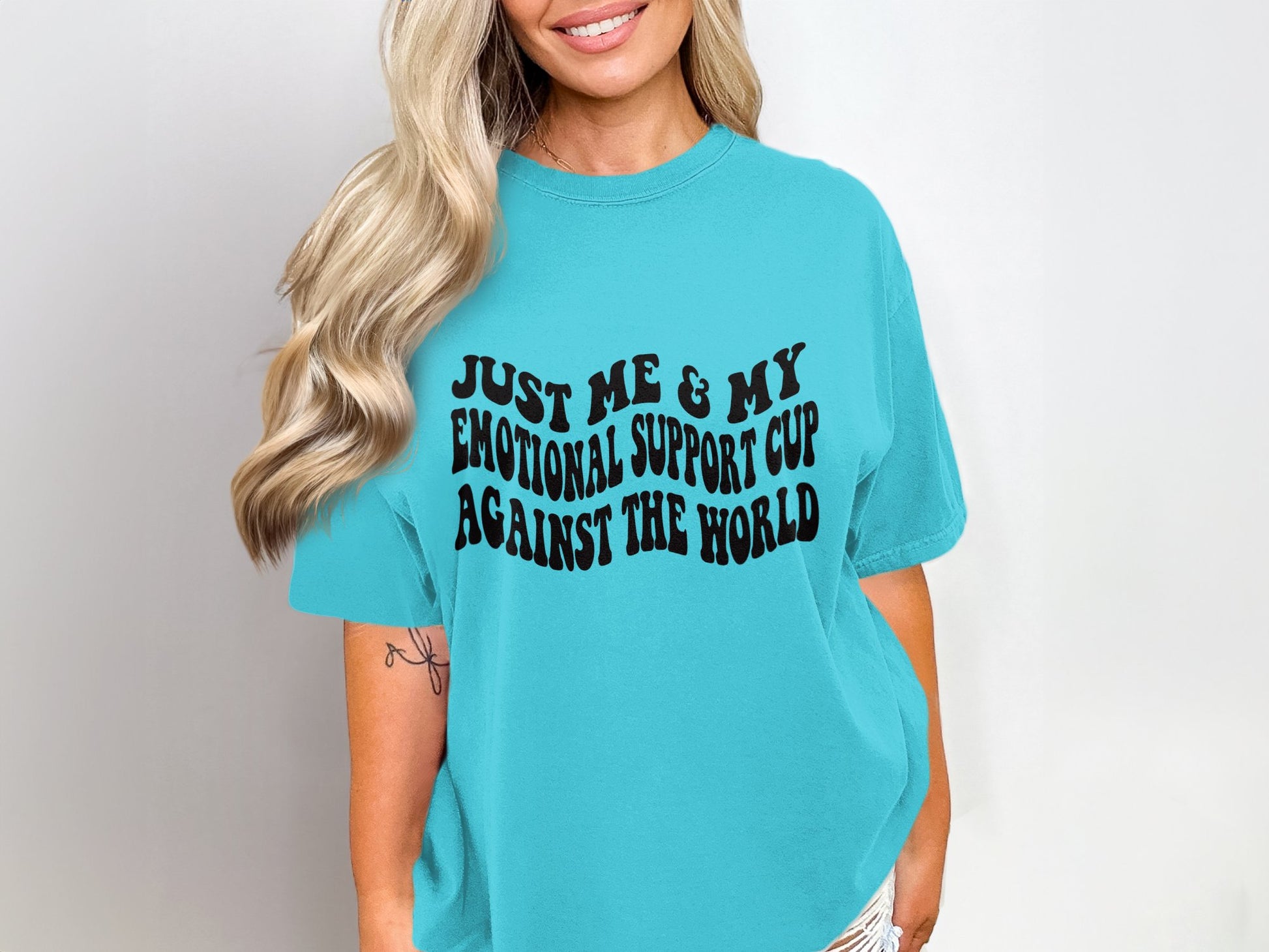 Just Me & My Emotional Support Cup Shirt
