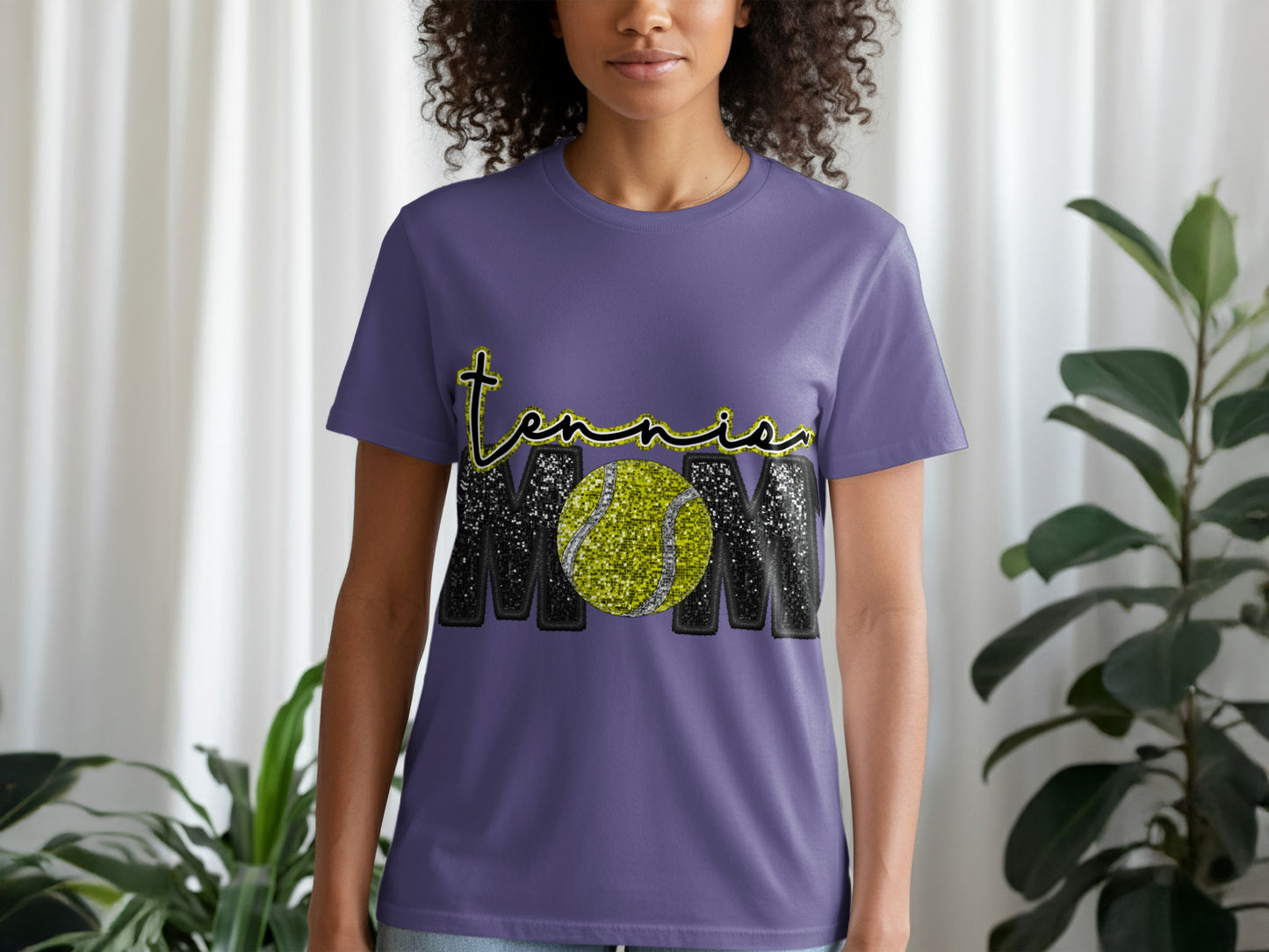 Tennis Mom Graphic Tee for Enthusiastic Sports Fans