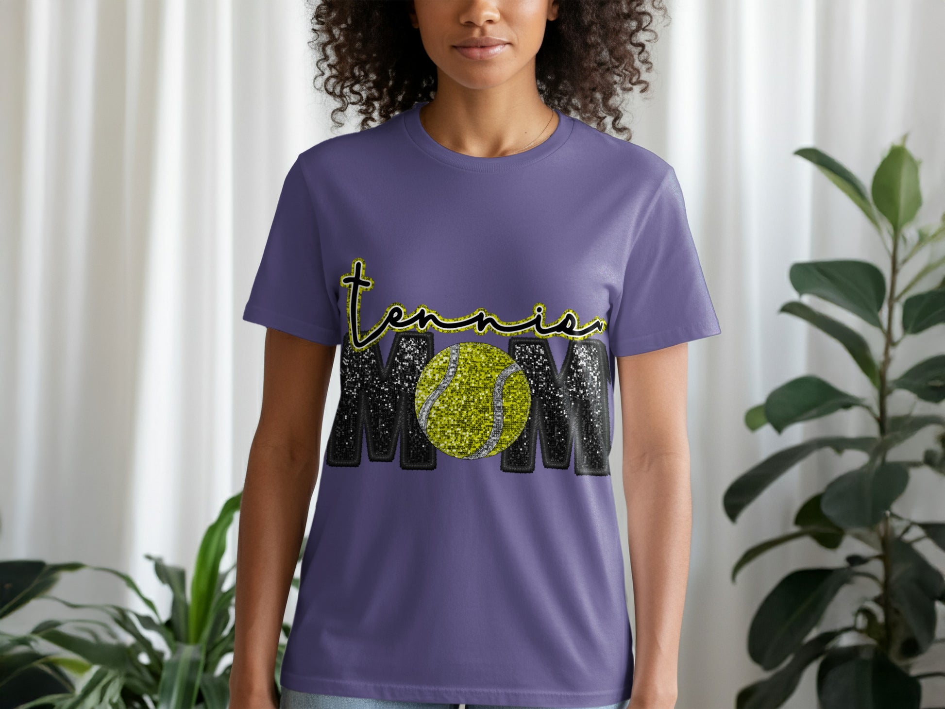 Tennis Mom Graphic Tee for Enthusiastic Sports Fans