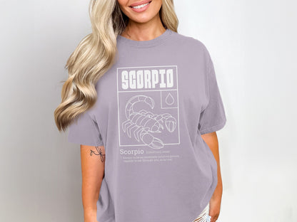 Scorpio Zodiac Graphic Women's T-shirt