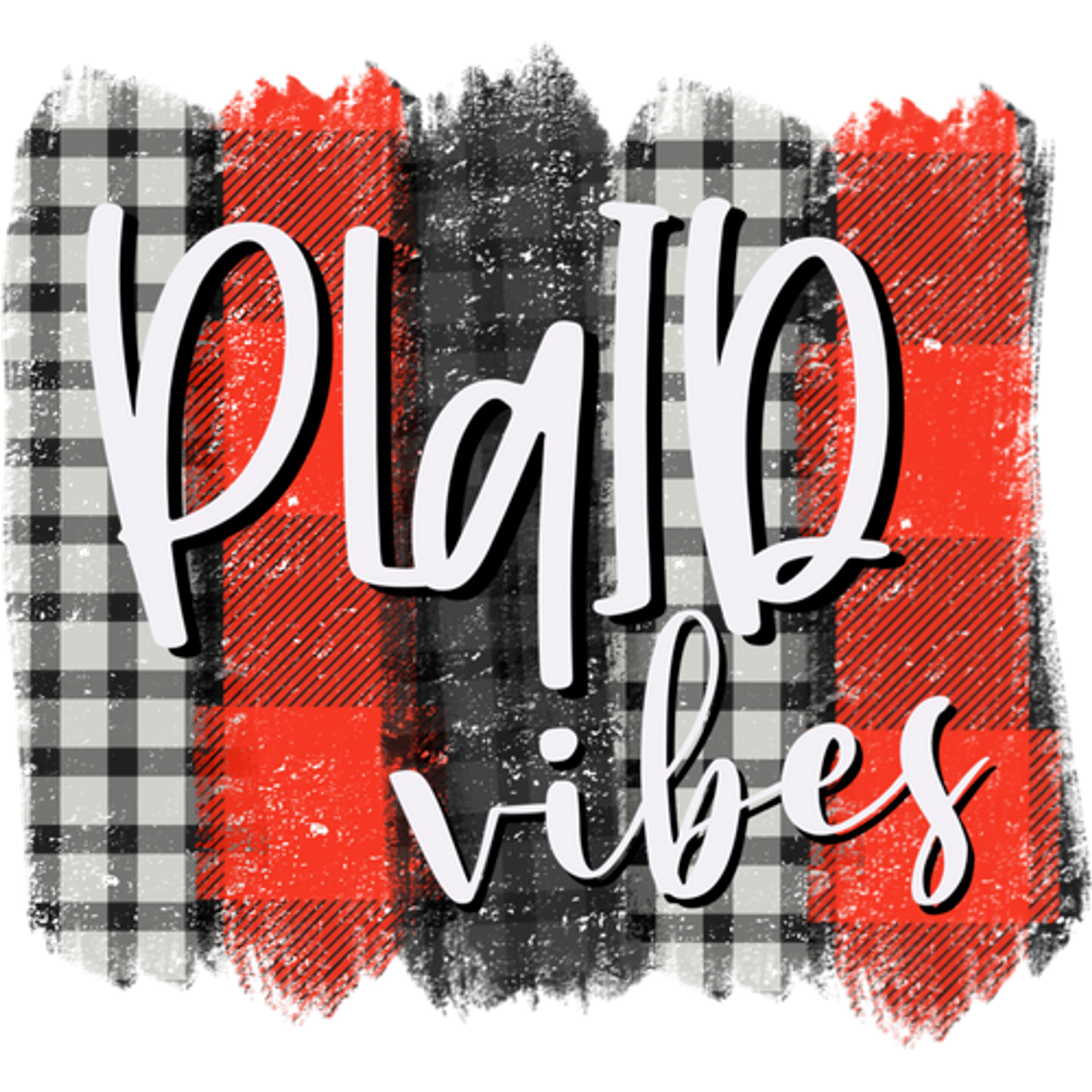 Plaid Vibes Red and Black Checkered Pattern product