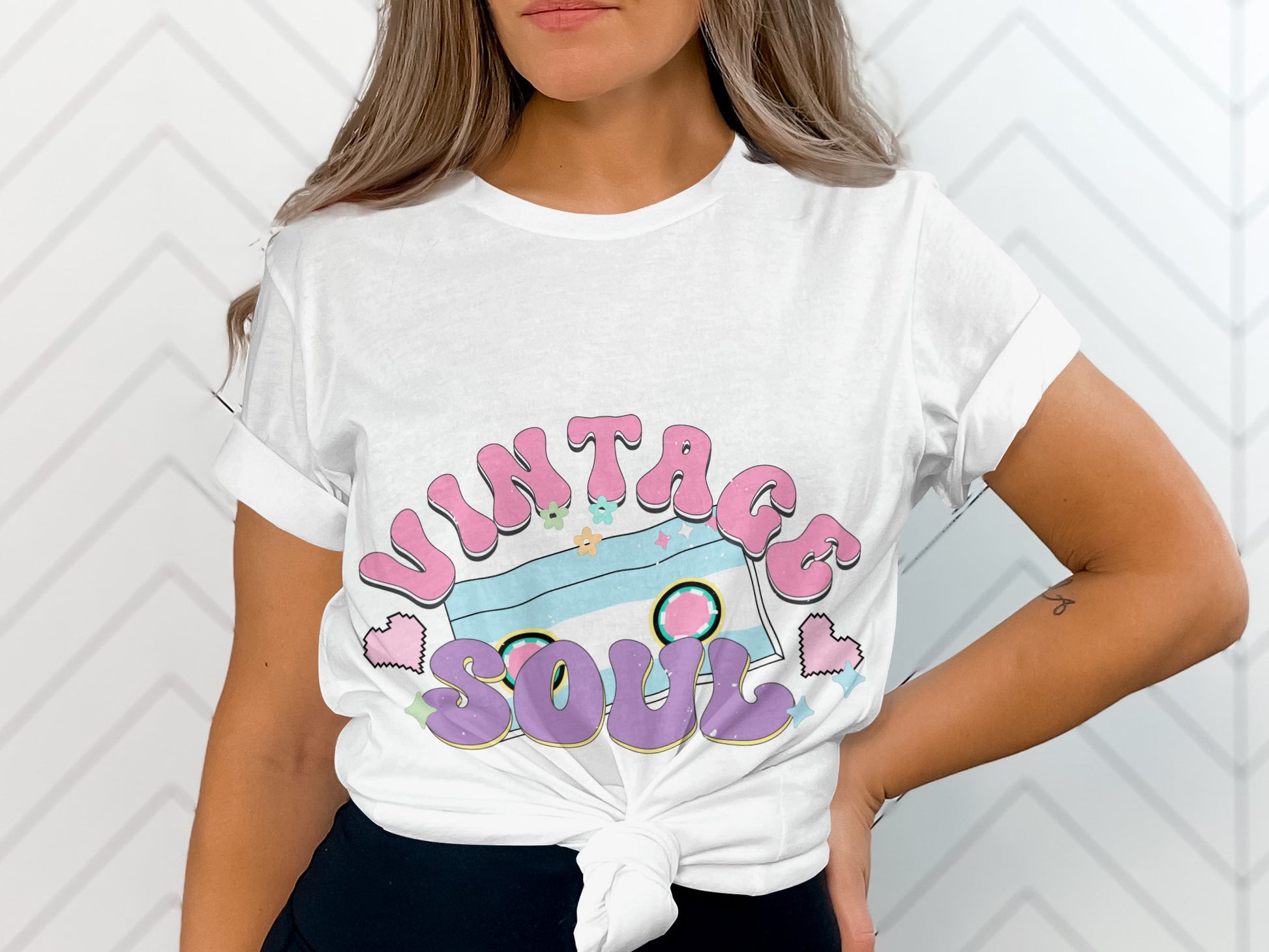 Vintage Soul Graphic Tee 90s Retro Style Shirt