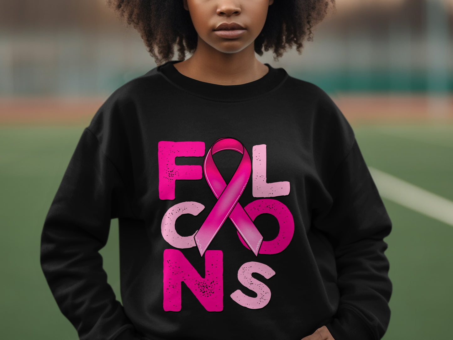 Falcons Cancer Awareness Sweatshirt
