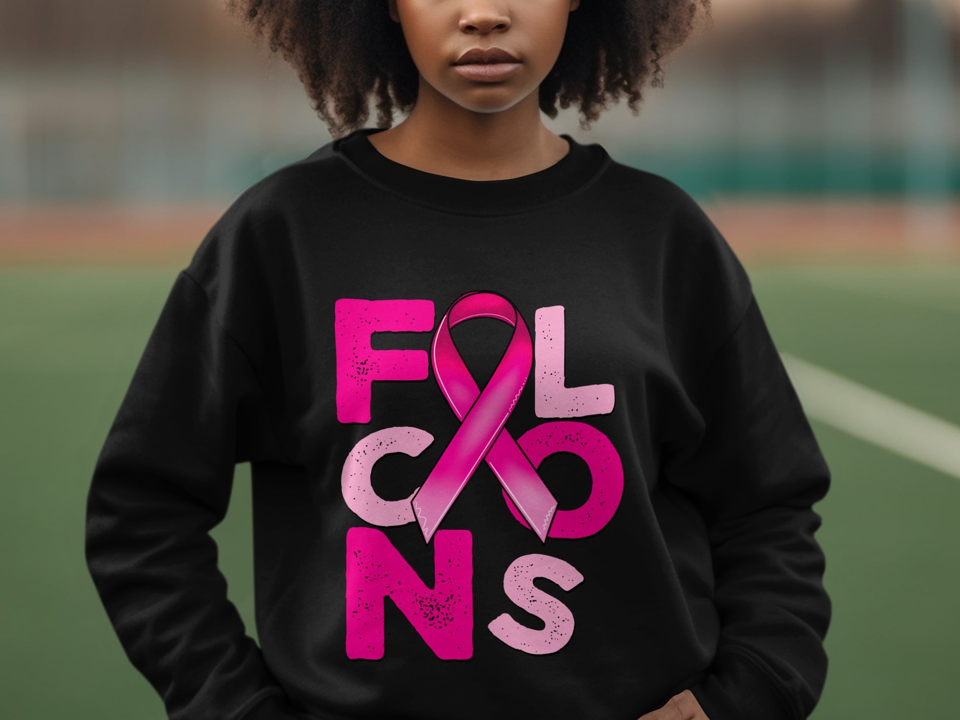 Falcons Cancer Awareness Sweatshirt